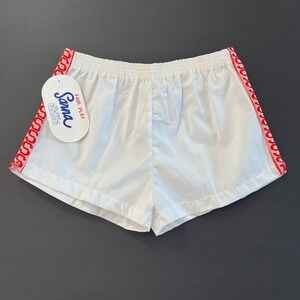 Sarna Fair Play Youth White & Red Shorts, Sarna Fair Play Lightweight Shorts 194